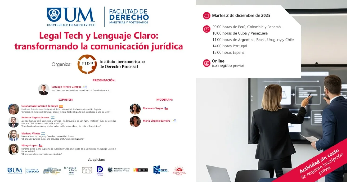 Banner del curso Legal Tech y Lenguaje Claro