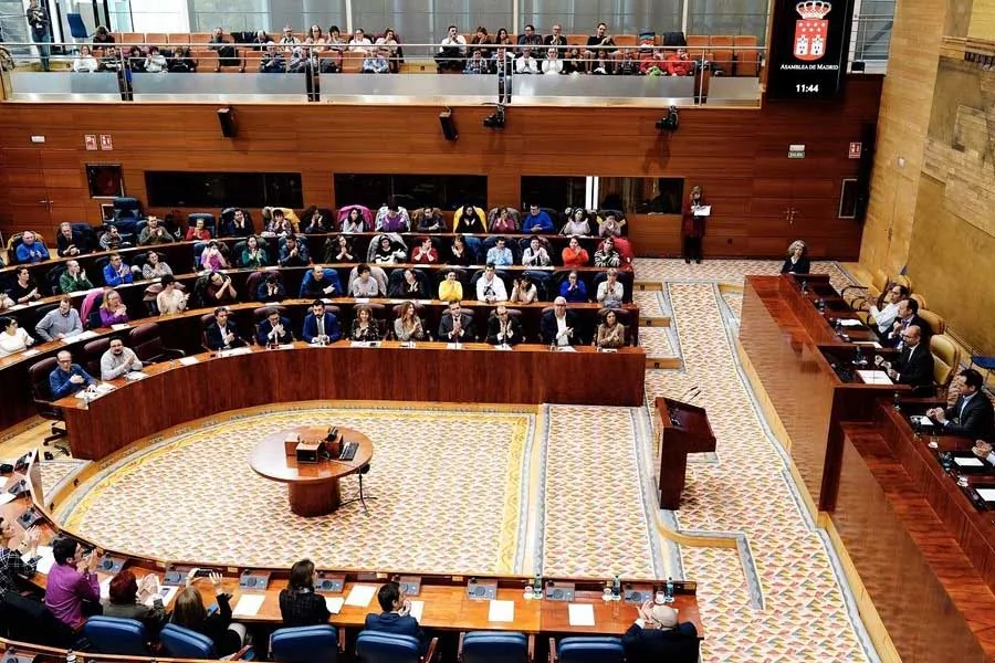 Ponentes y público asistente a la sesión sobre formación en lenguaje claro en la II Convención