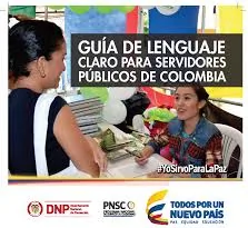 Portada de la Guía de lenguaje claro para servidores públicos de Colombia