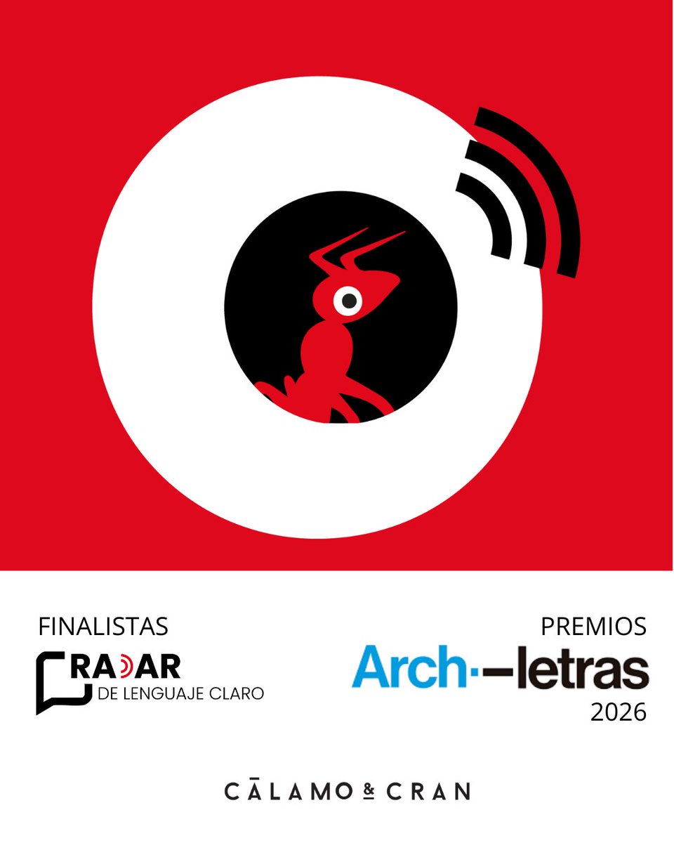 Imagen informativa sobre la nominación del Radar de Lenguaje Claro a los Premios Archiletras 2026.